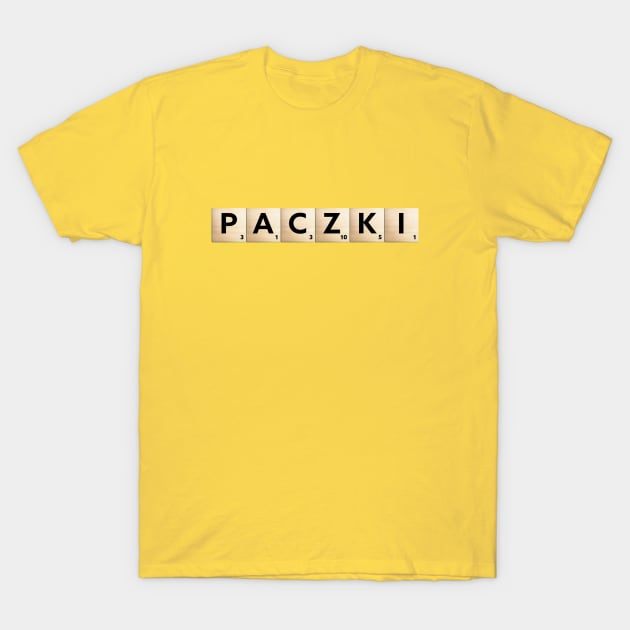 PACZKI Scrabble T-Shirt by Scrabble Shirt Bizarre